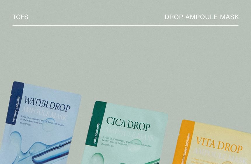 te cool voor school - Druppel Ampul Masker Sheet - 3 Soorten