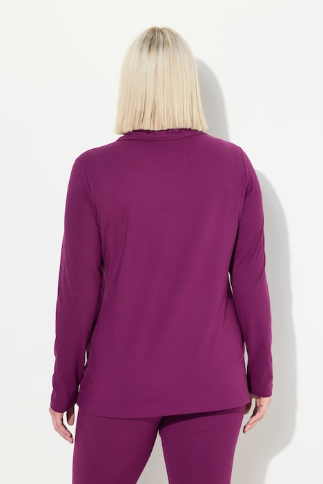 Ski-Funktionsshirt, schnelltrocknend, Loop, Langarm