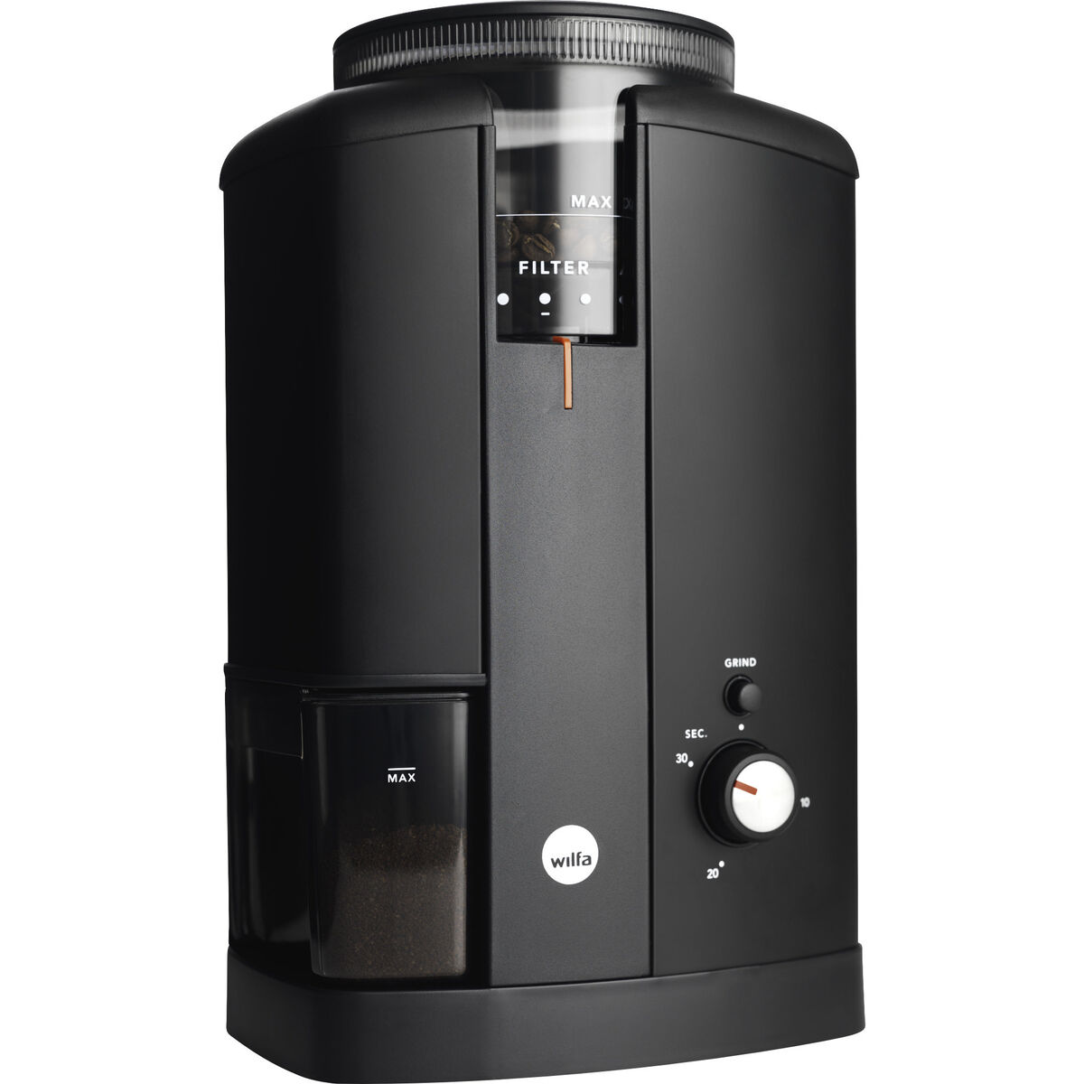 Aroma Elektrisk Kaffekvern Svart