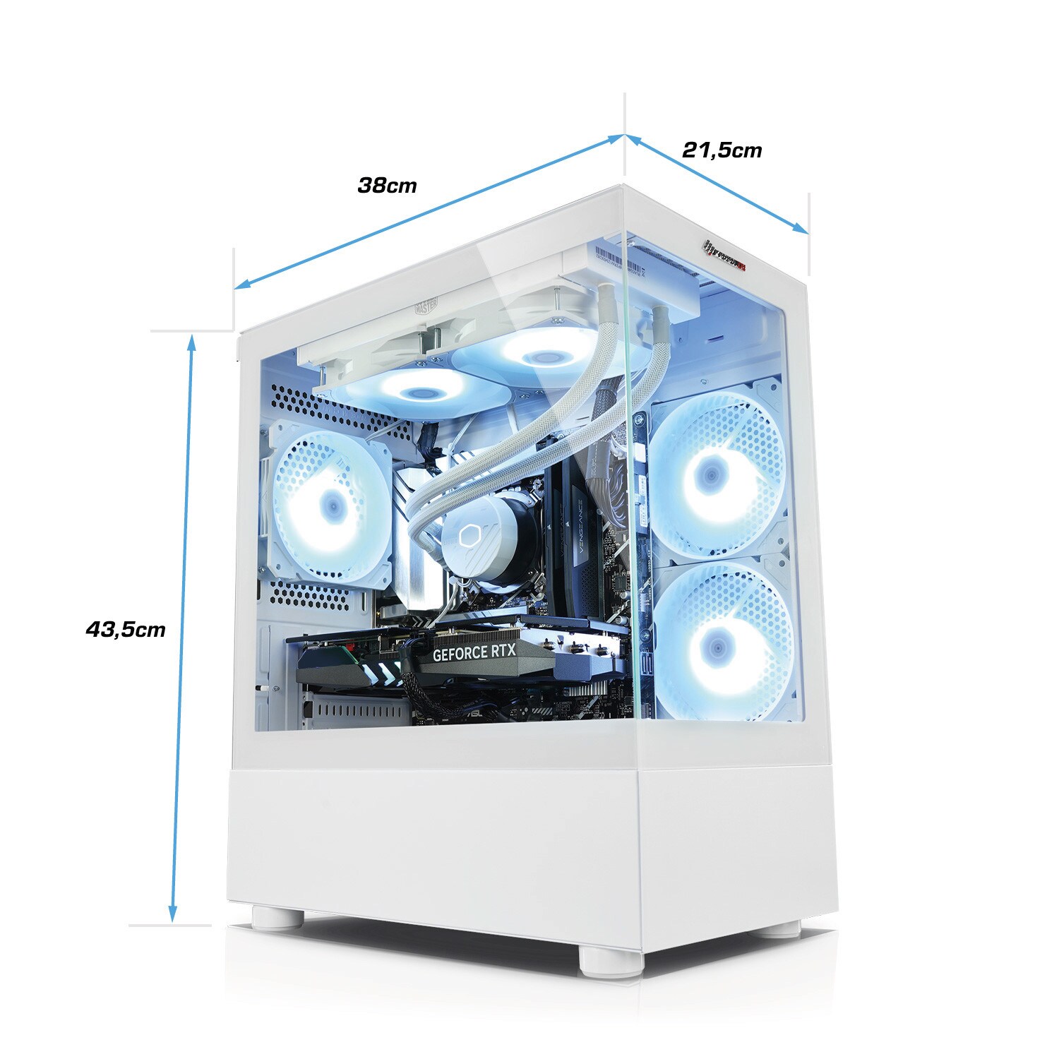 Gaming PC InvaderXS V AMD Ryzen 9 5900X, 32GB DDR4, NVIDIA RTX 4060 Ti 8 GB, 2TB SSD, Windows 11