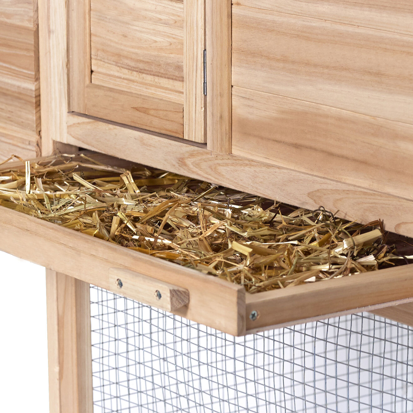 Pratik Garden Poulailler avec pondoir Animalerie bois/vert - 172x110x64 cm
