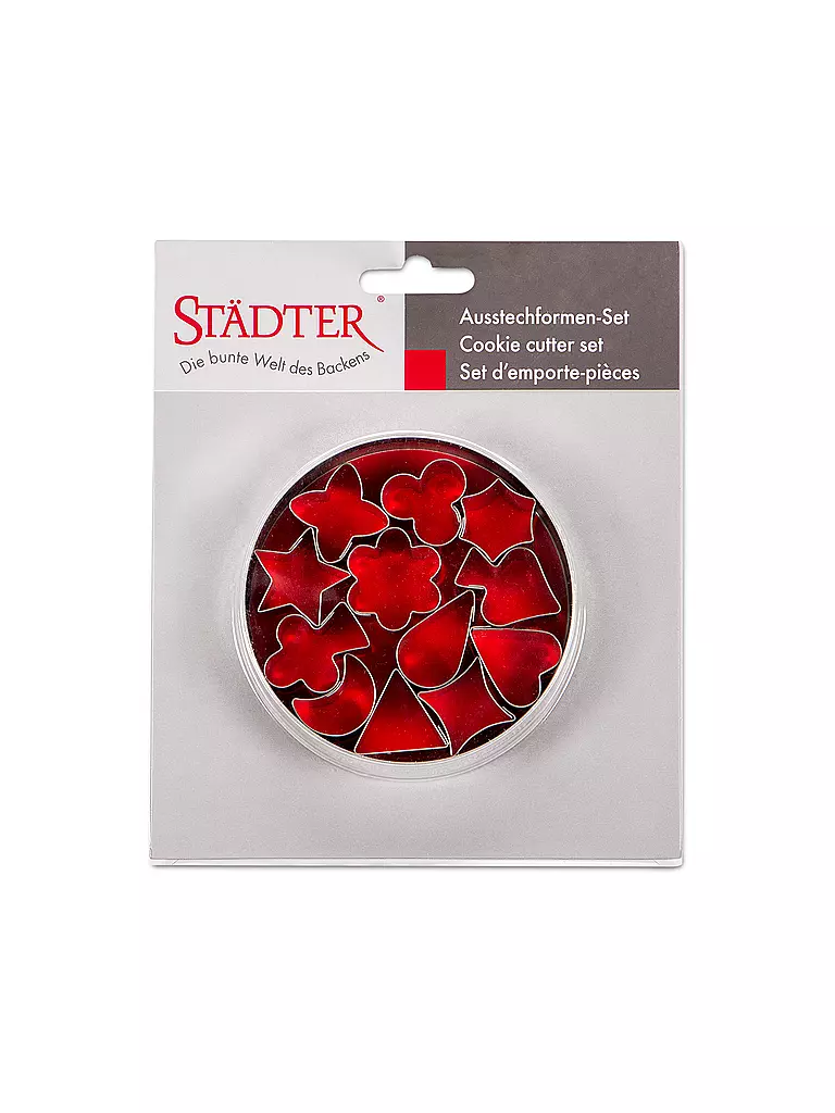 STAEDTER Ausstecher - Set 12 Motive  silber