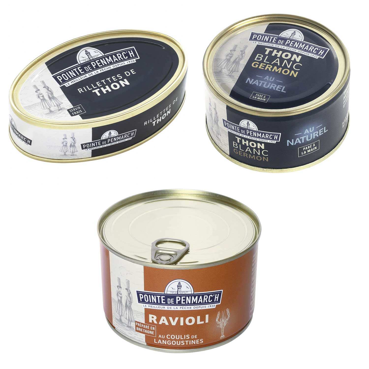 Assortiment de spécialités bretonnes au thon