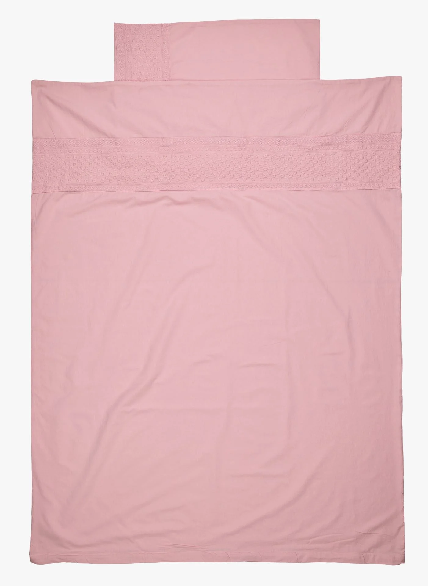 Sengesett rosa - 80x100 cm