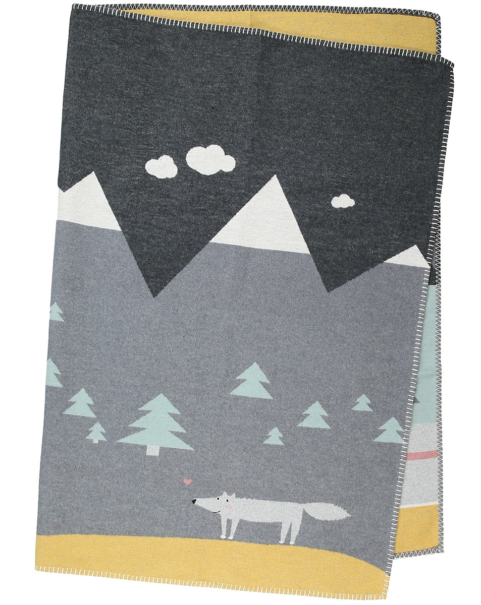 Schmusedecke WALDWOLF (100x140)