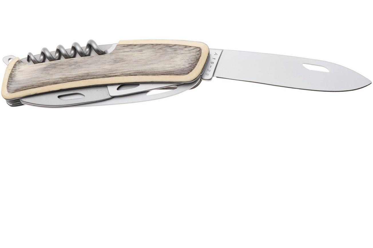 Swiza D05 R AM, KNR.0056.6520, Laminate White, Zwitsers zakmes, 7 tools