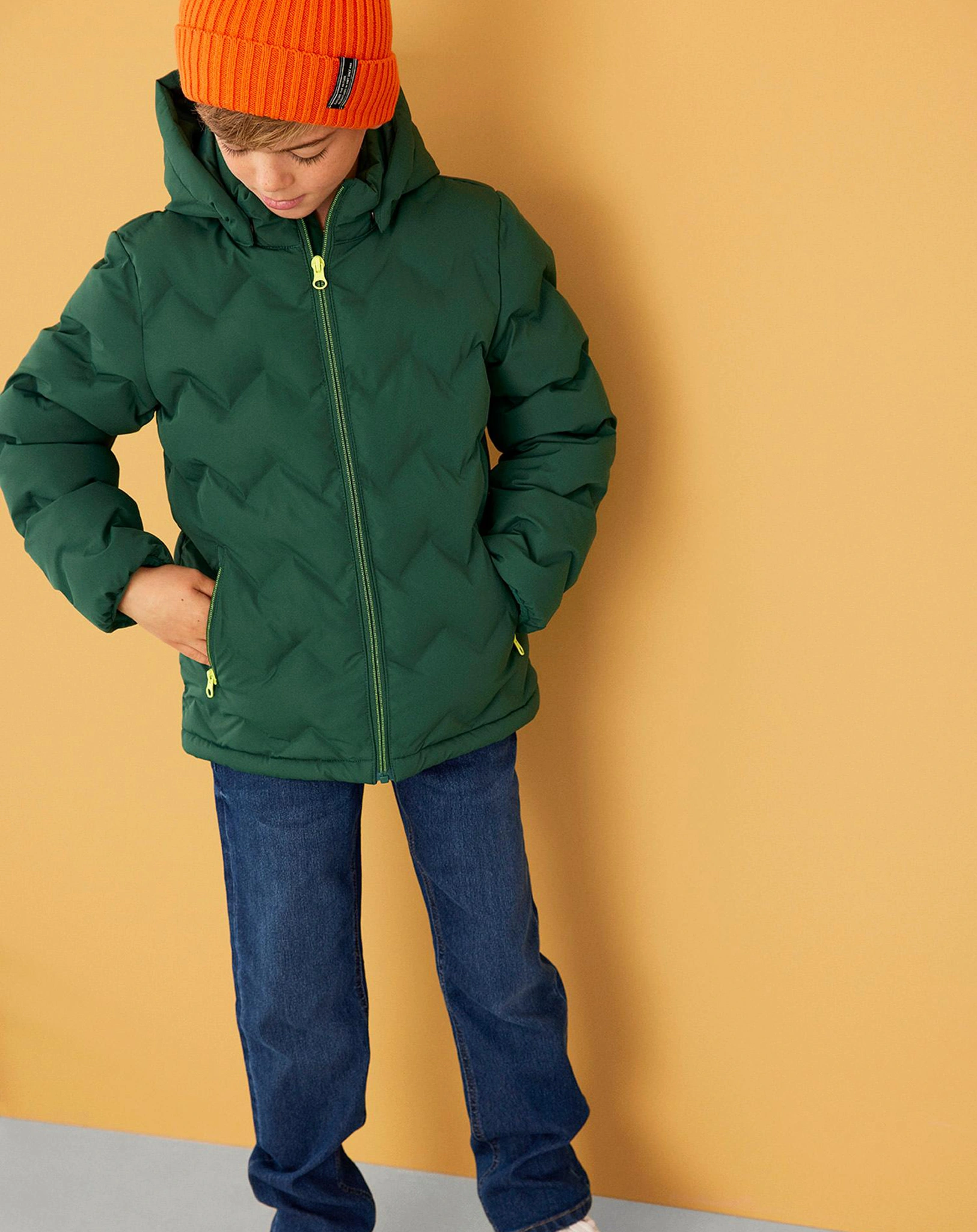 Steppjacke NMMMARL in trekking green