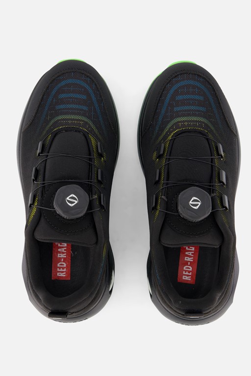 Red-Rag Sneakers zwart Textiel