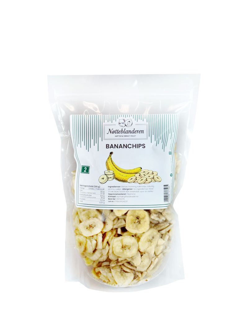 Nøtteblanderen Bananchips