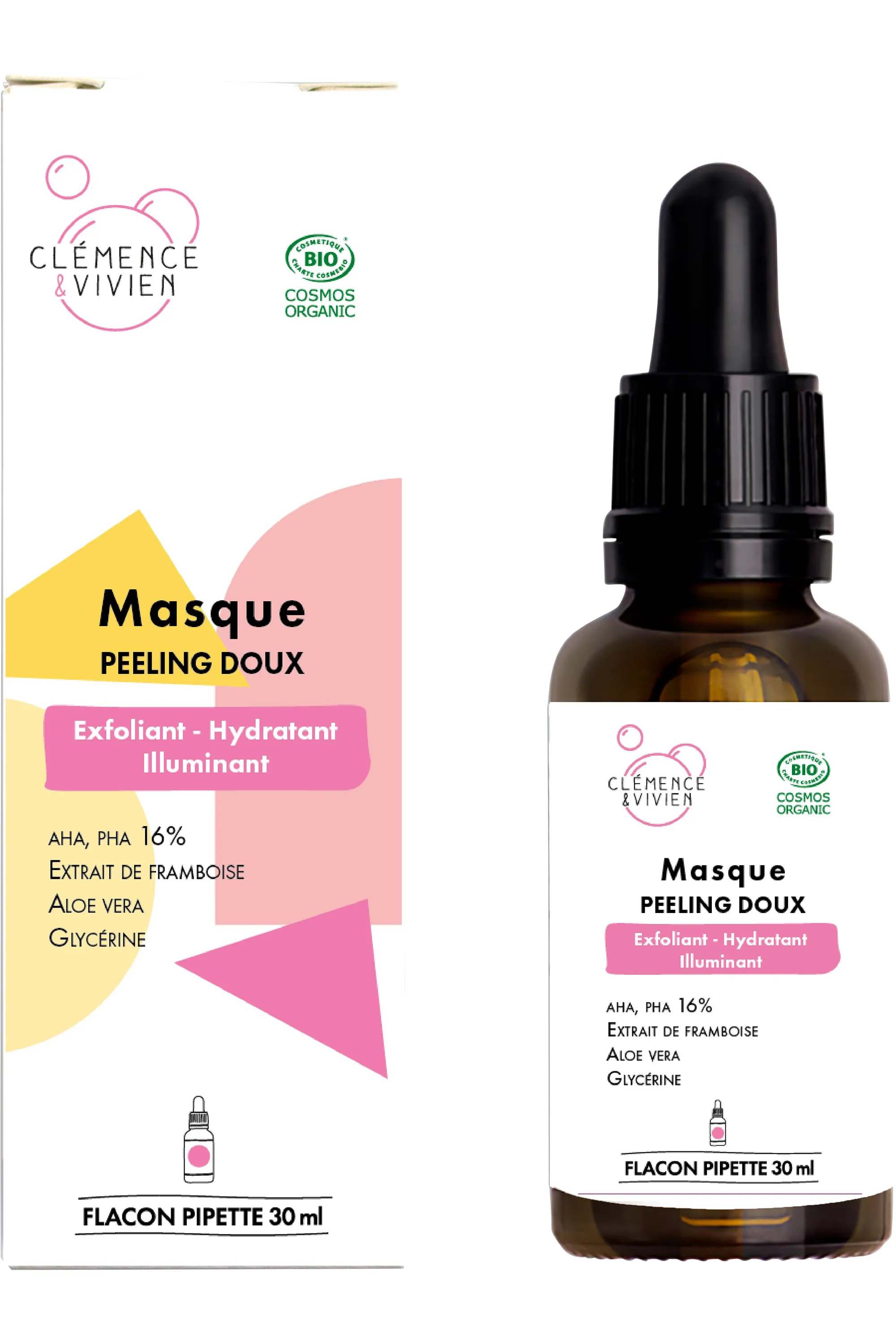 Clémence et Vivien Masque peeling doux-30 ml