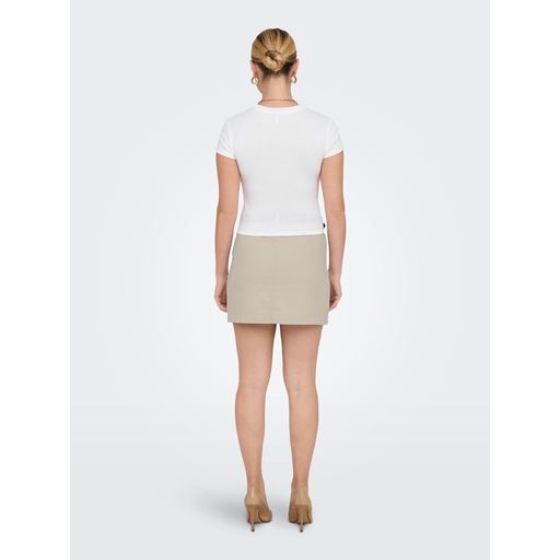 ONLY Elina T-shirt, White, XS