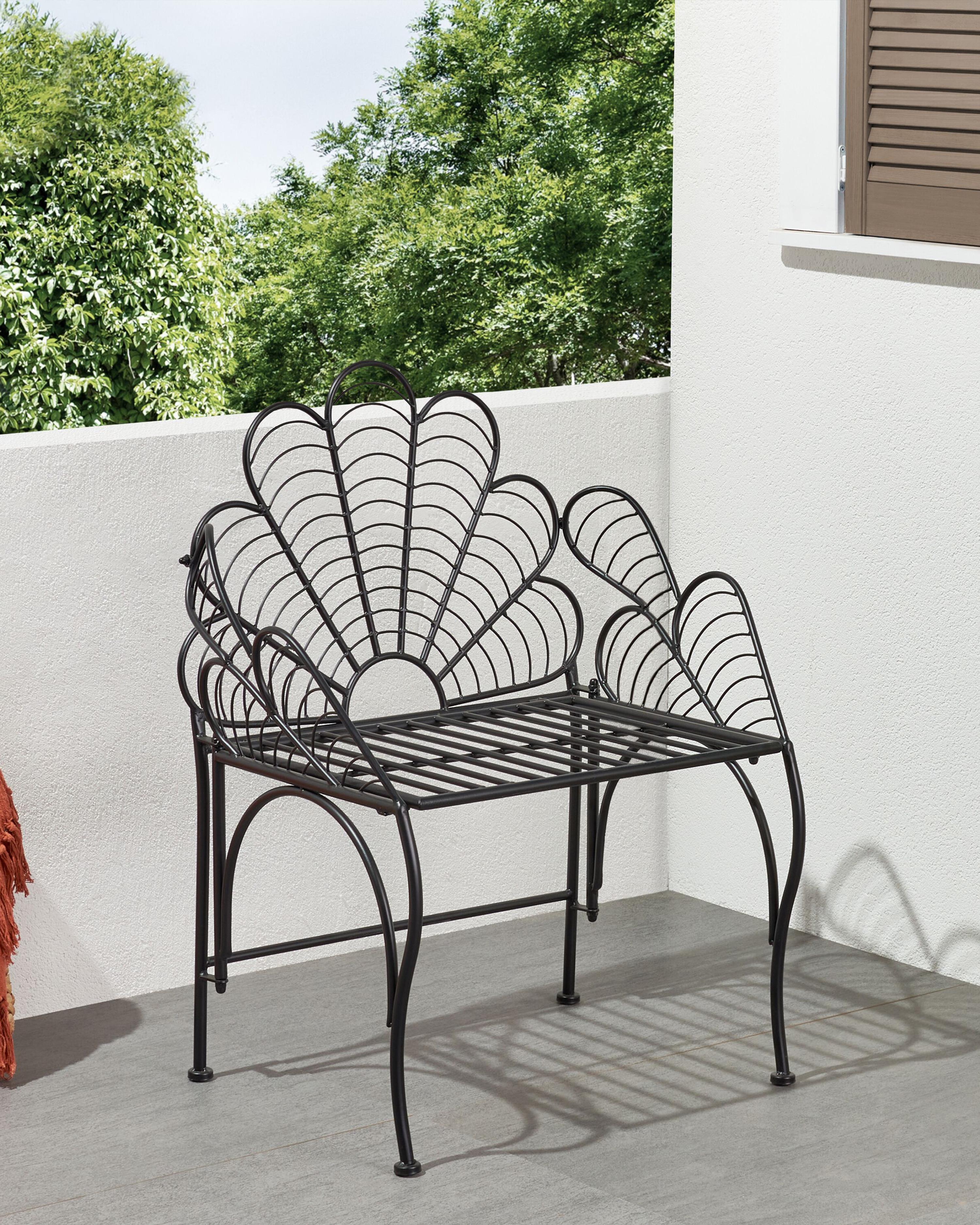 Tuinstoel LIGURIA Metaal Zwart