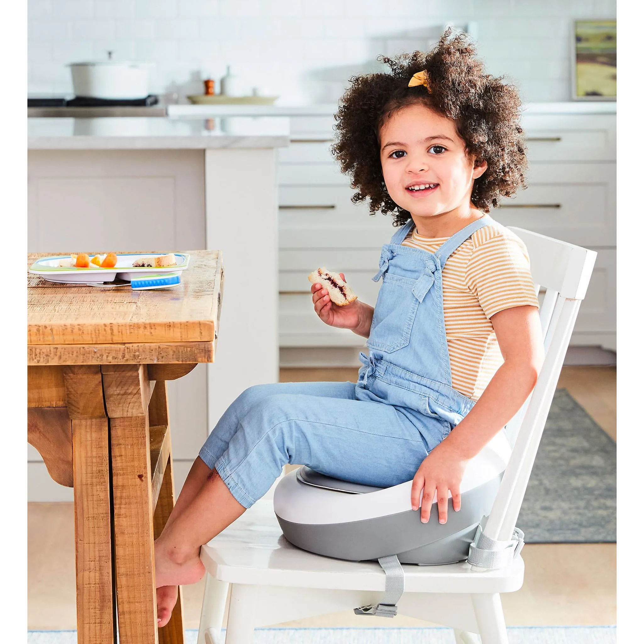 Skip Hop Siège de Table Rehausseur Sleek - Gris  Blanc