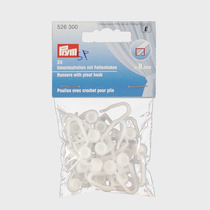 Prym-Lopers met plooihaak 8mm - 20 stuks