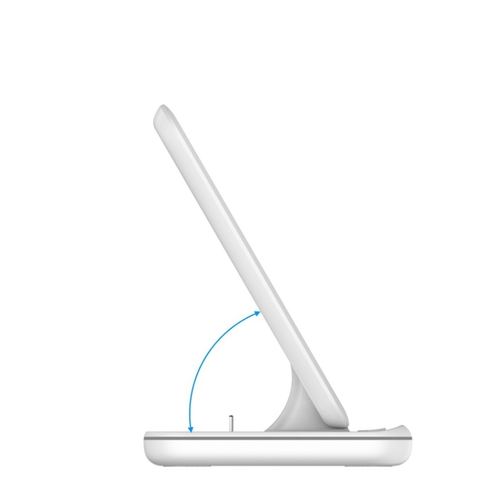 3in1 Apple Watch / Smartphone / AirPods 15W Qi Fast Charging Ladegerät Ständer Dockingstation - Weiss