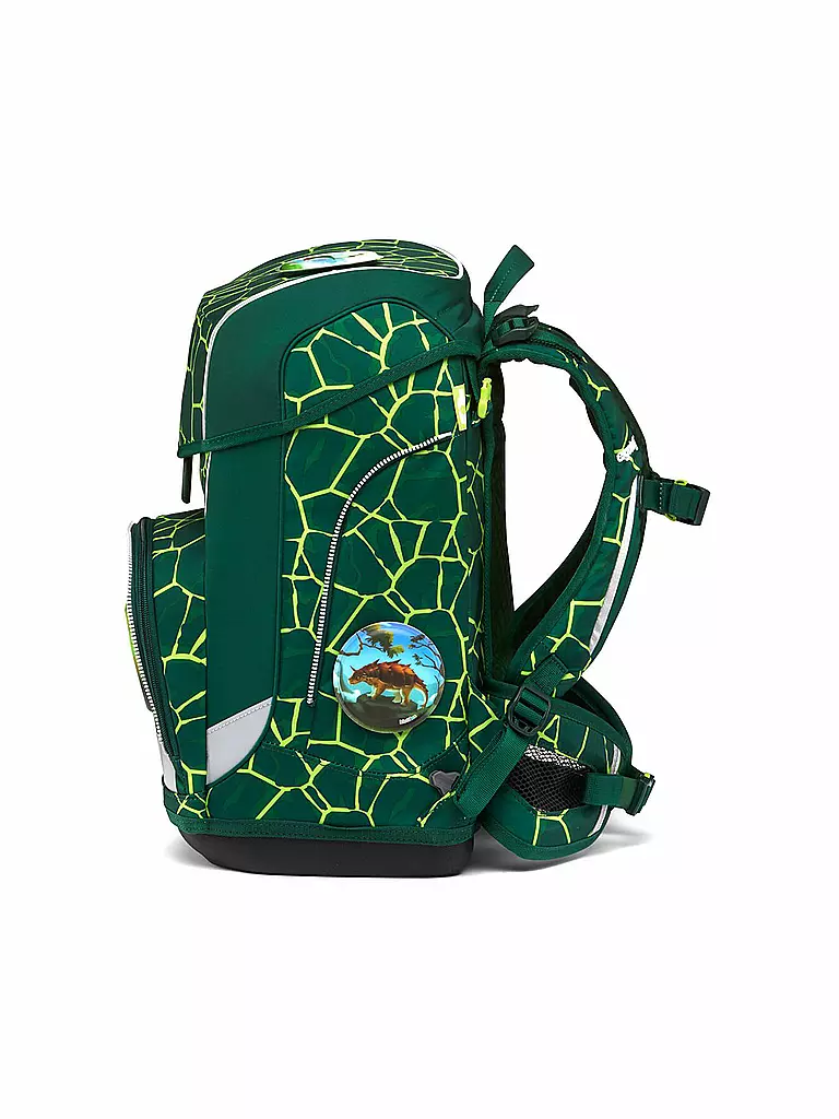 ERGOBAG Schultaschen Set Cubo Light 6tlg BärRex dunkelgrün