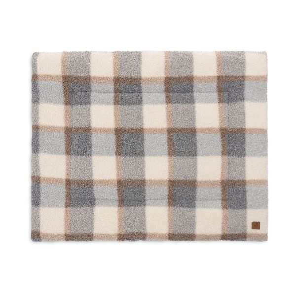 Jollein Check Boxkleed 75 x 95 cm - Boucle