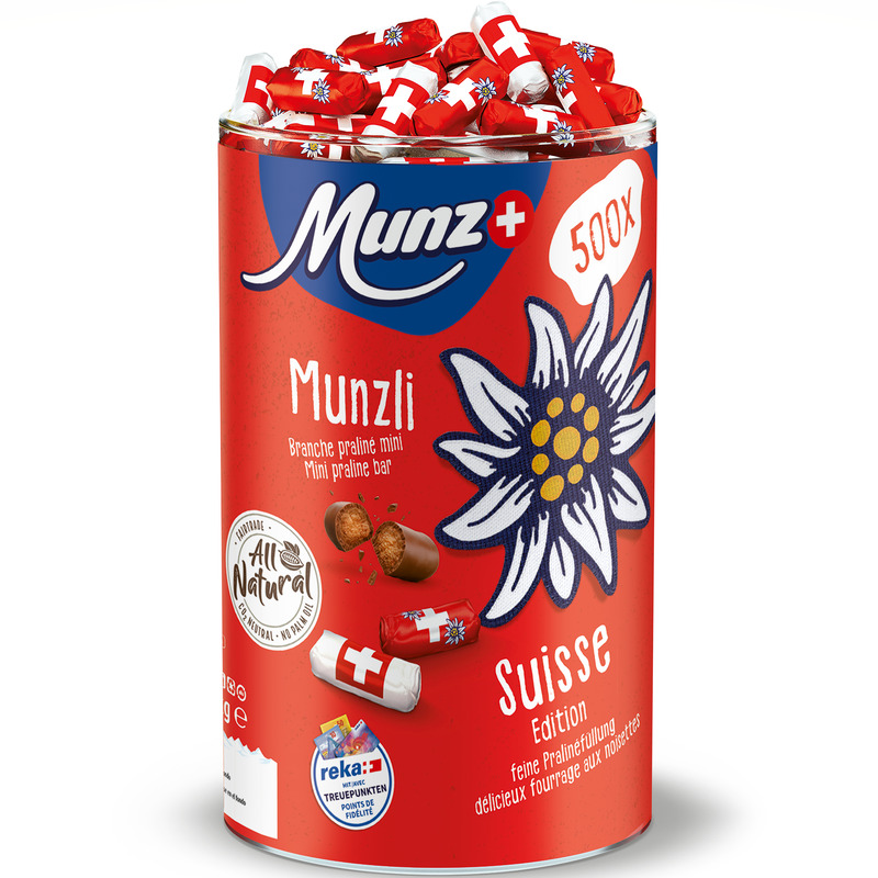 Munz Munzli Milch Suisse, 5 g, 500 Stück