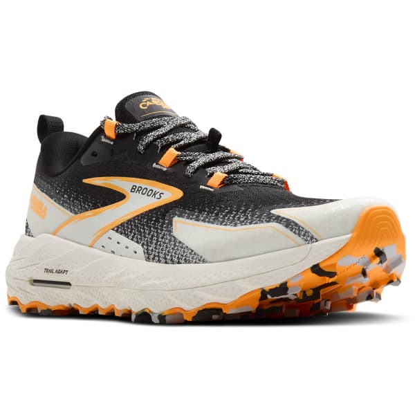Chaussure trail BROOKS CASCADIA 18 BLACK/BLUE WASH/ORANGE