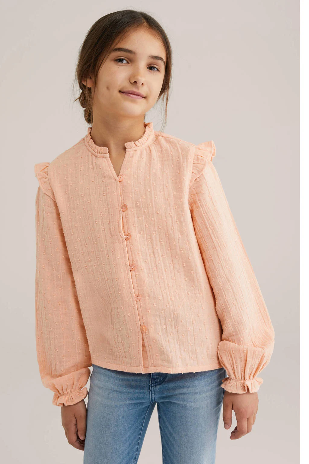 WE Fashion blouse oranje