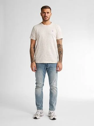 Petrol T-Shirt Sandstone Melange Ecru M-1050-TSR641-0112 kopen