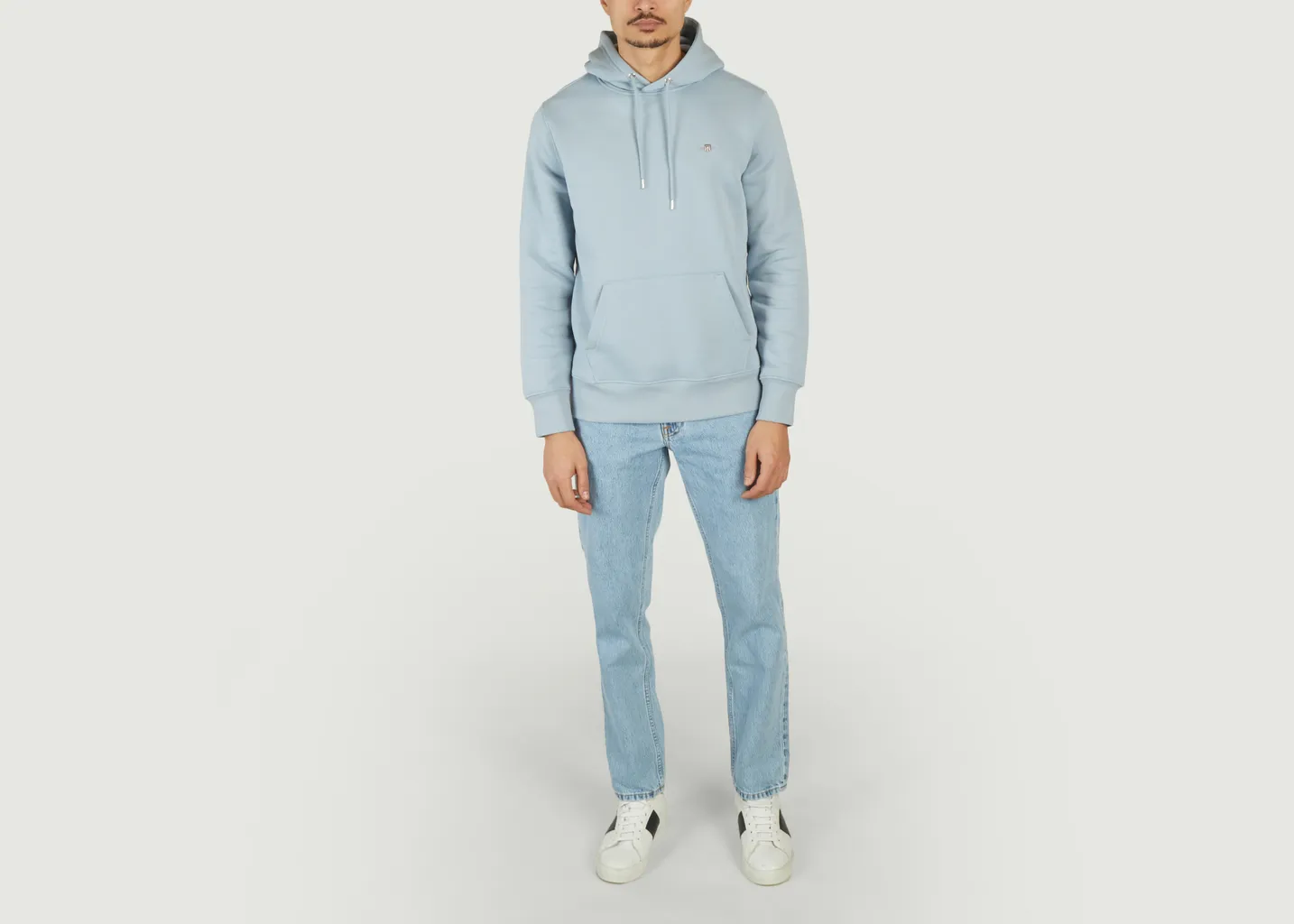 Hoodie coupe droite Shield Gant