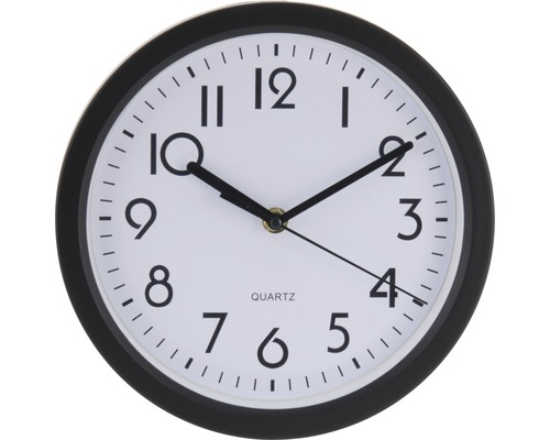 Wandklok Dia zwart Ø 23 cm