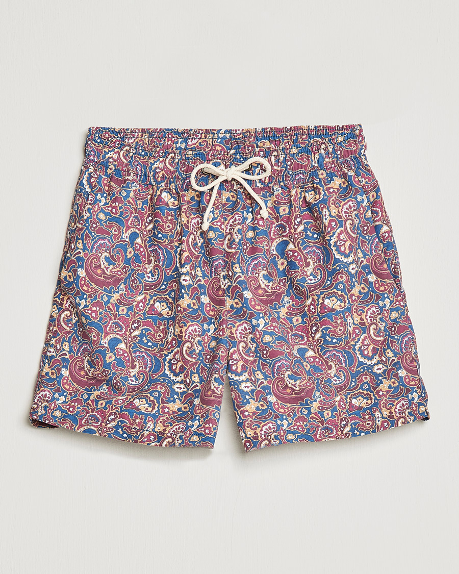 Ripa Ripa Mediterraneo Printed Swimshorts Petrol/Bordeaux
