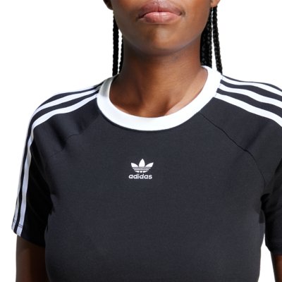Tee-shirt à manches courtes femme 3 bandes ADIDAS