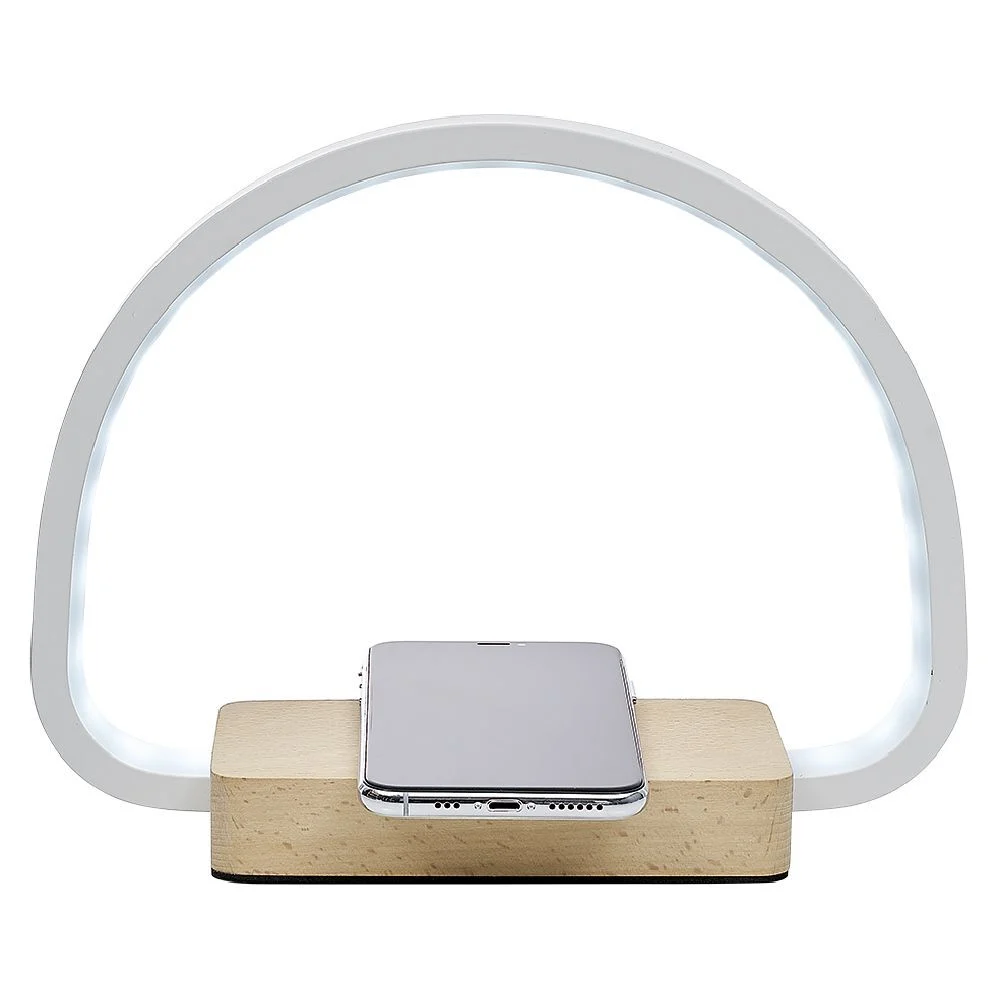 Lampe de bureau tactile 27 LED Homday Xpert 2en1 chargeur sans fil