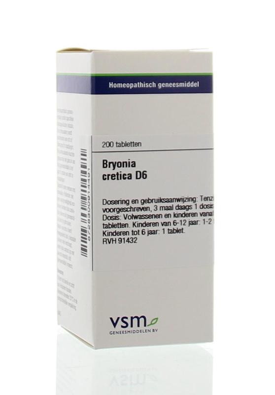 VSM Bryonia cretica (alba) D6 200tab