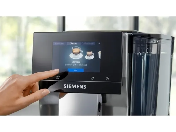 Siemens EQ.700 TP715D01, Espressomaskine, 2,4 L, Kaffebønner, Indbygget kværn, 1500 W, Grå