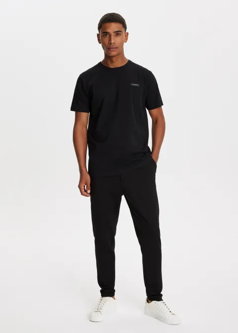T-shirt met logo zwart (ZWART)