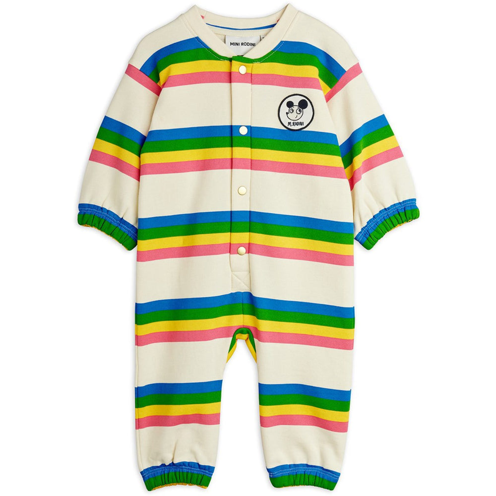 Køb Mini Rodini Multi Ritzratz Stripe Baby Heldragt