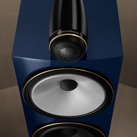 B&W 702 S3 Signature – ultra-exclusieve vloerluidspreker Midnight Blue Metallic