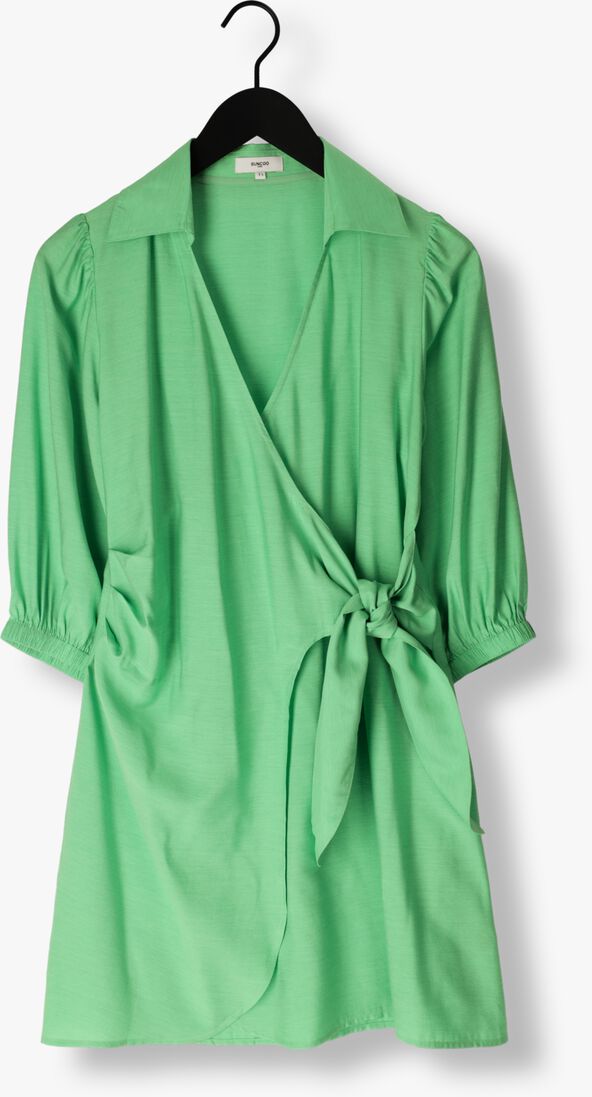 SUNCOO groene suncoo mini jurk cesira