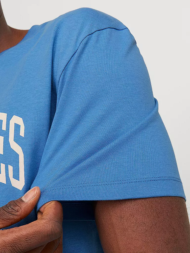 JACK & JONES T-Shirt  JJEJOSH hellblau