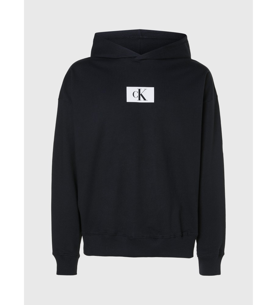 Moletom com capuz Calvin Klein CK96 preto