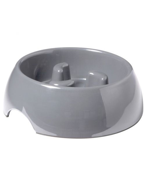 Adori Anti-Schrok Voerbak L 800ml - Hondenvoerbak - 22 cm Grijs Large