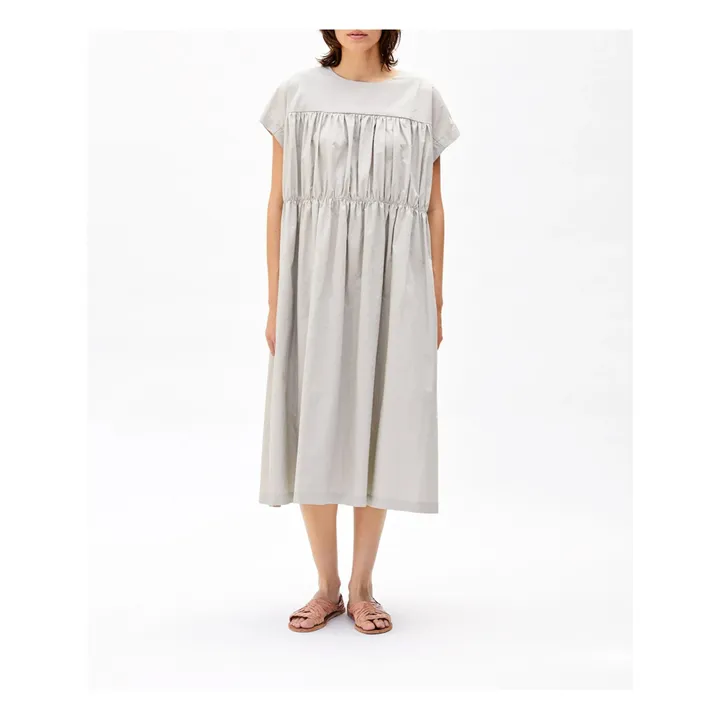 Black Crane Robe Curtain | Gris clair
