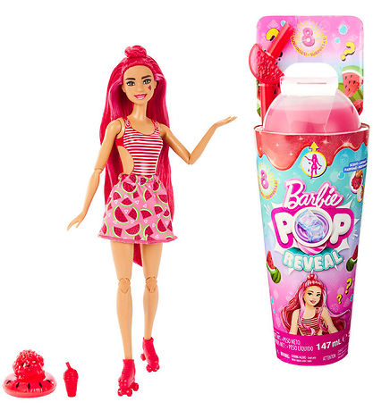 Barbie Puppe - Pop Reveal Juicy Fruits Watermelon Crush - Pink