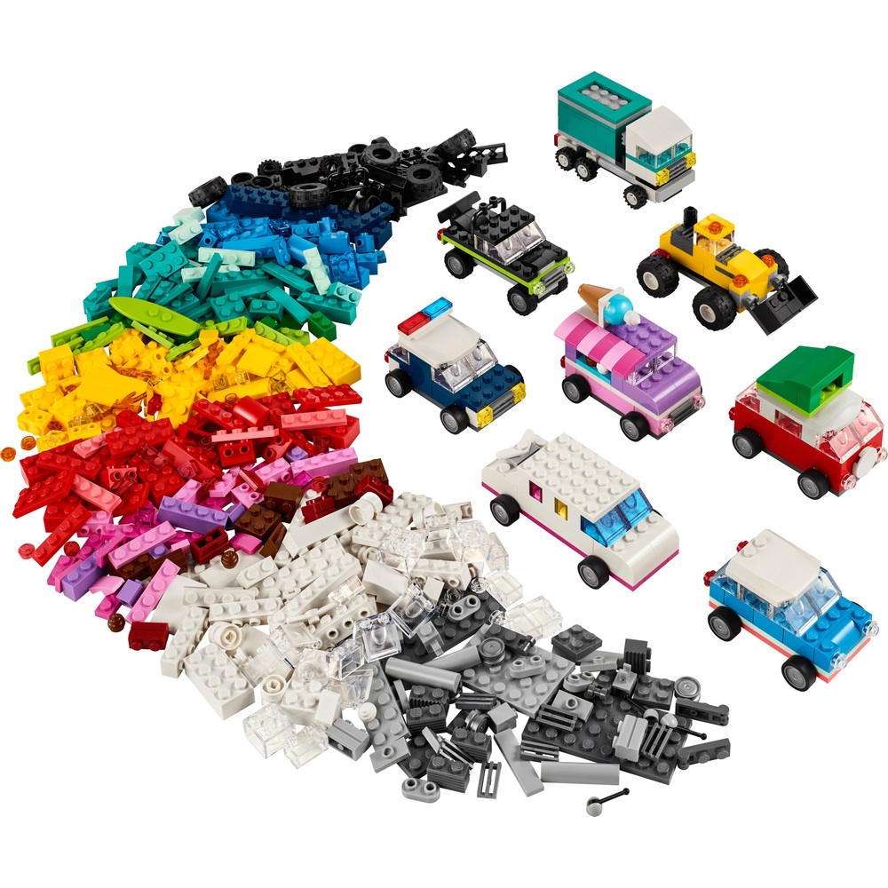 LEGO Classic 11036 Kreative Fahrzeuge mit Auto- und LKW-Spielzeugset