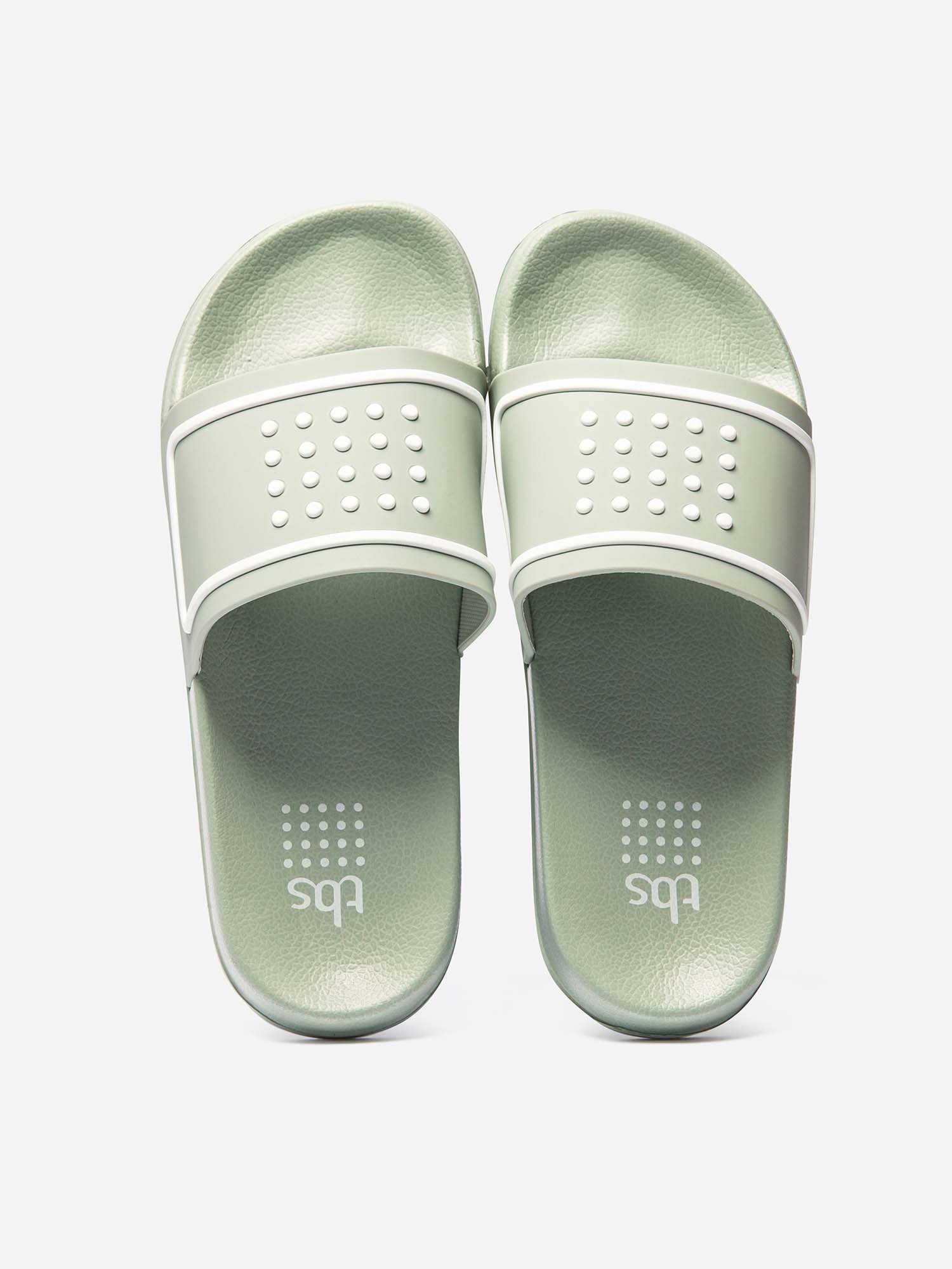 Mules Femme Légères Vegan Vert