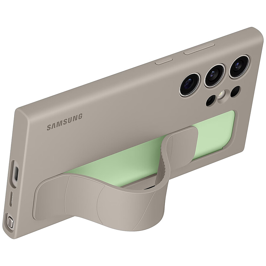 Samsung Coque silicone avec Lanière (Noir) - Samsung Galaxy S24 Ultra