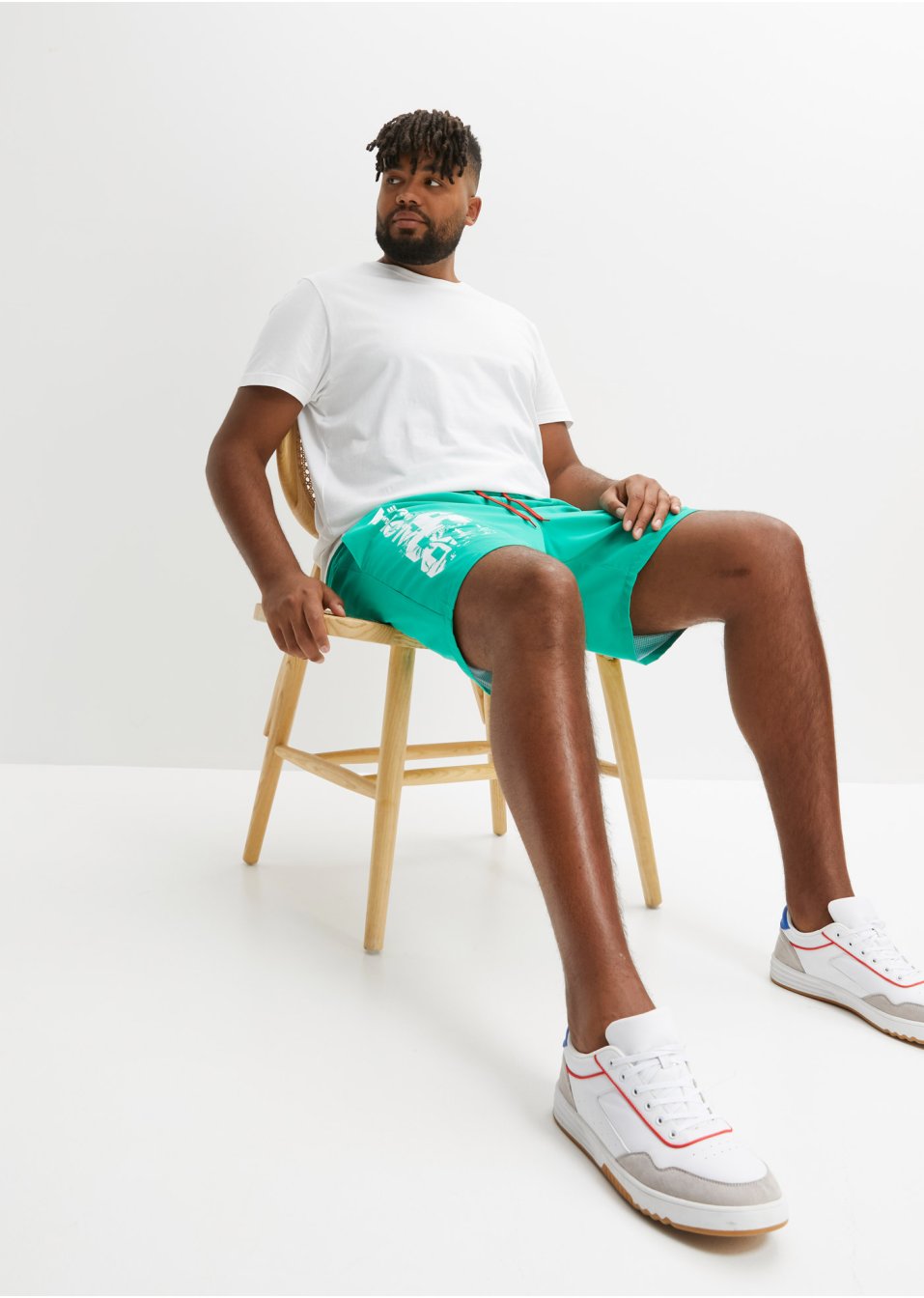 Short de plage en polyester recyclé
