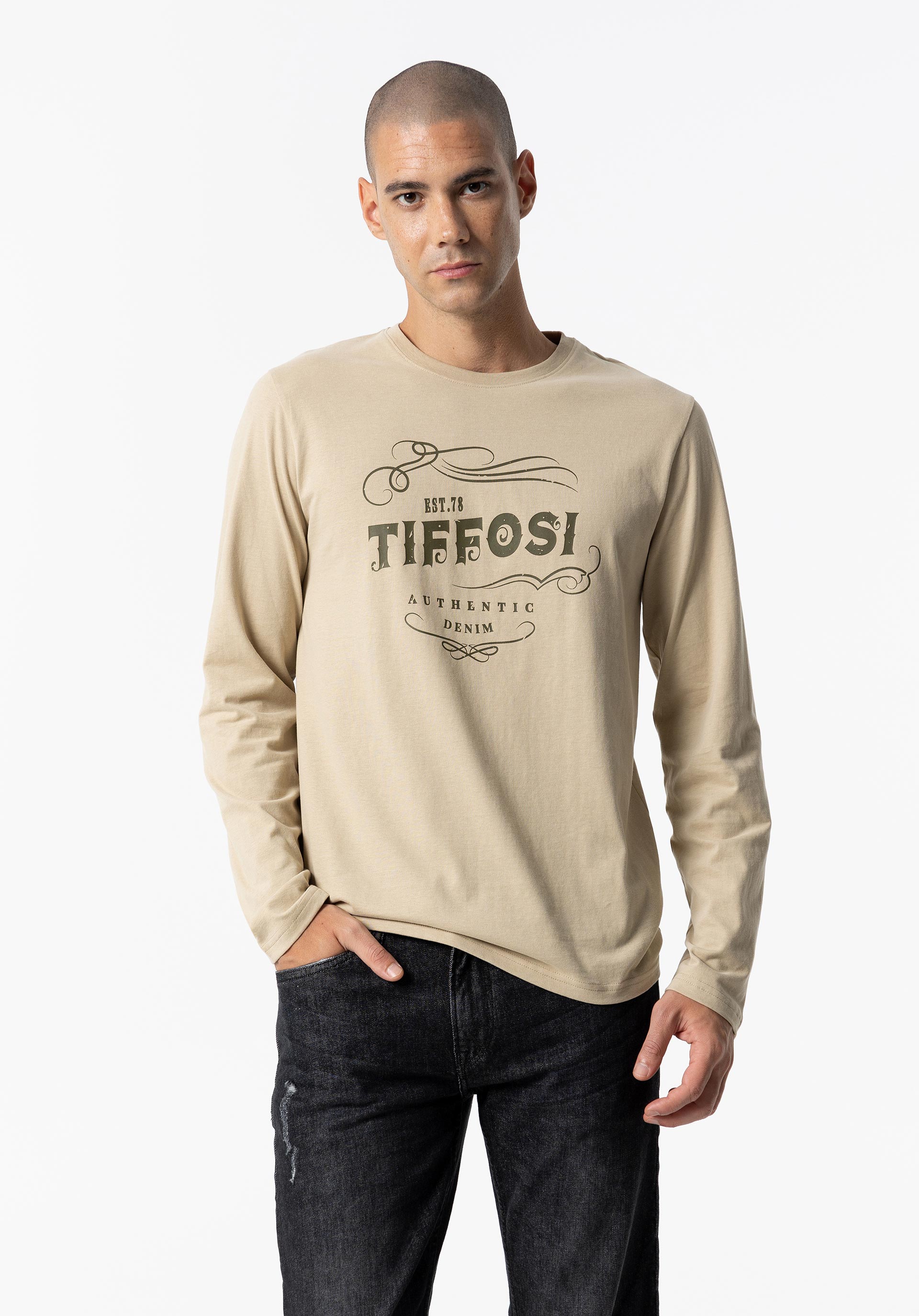 T-shirt com Estampado Frontal