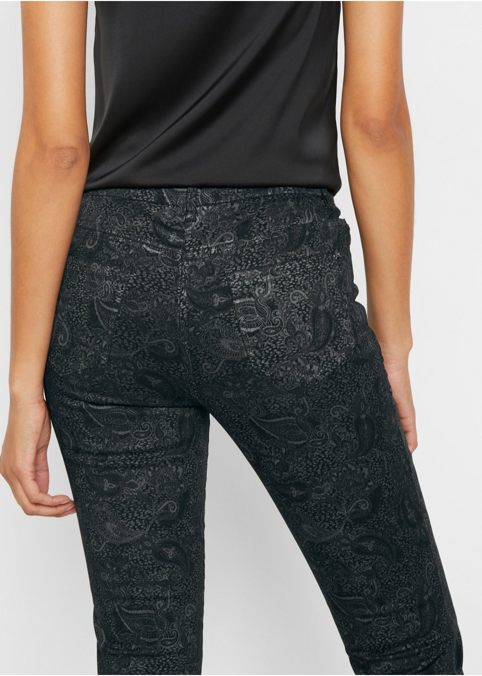 Pantalon à imprimé raffiné