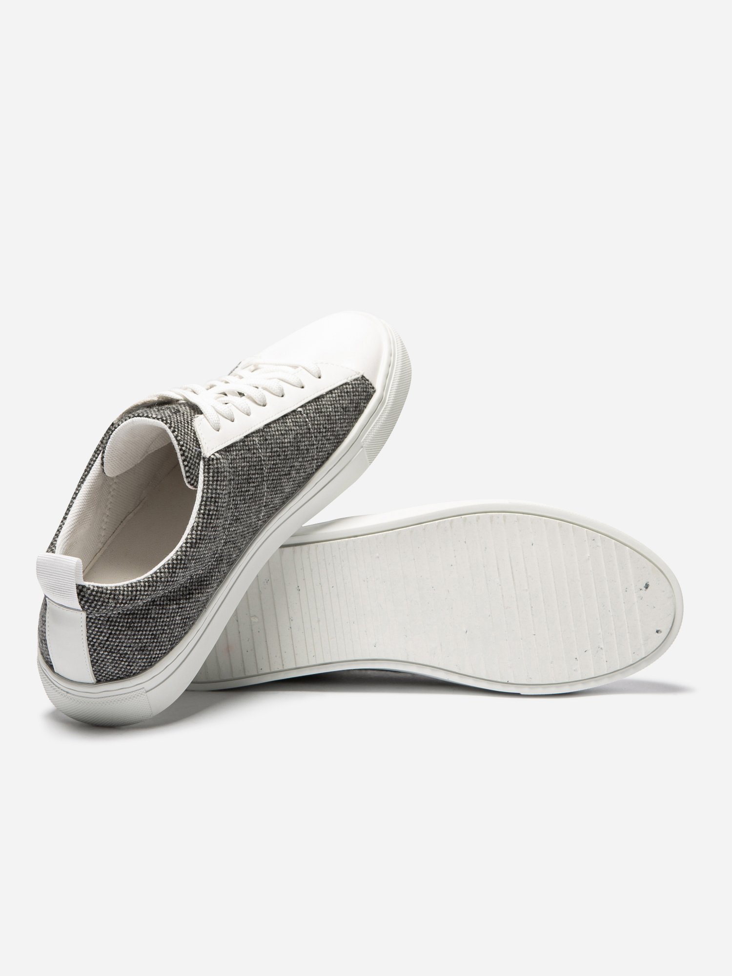 Baskets Homme Blanc & Gris Recyclables