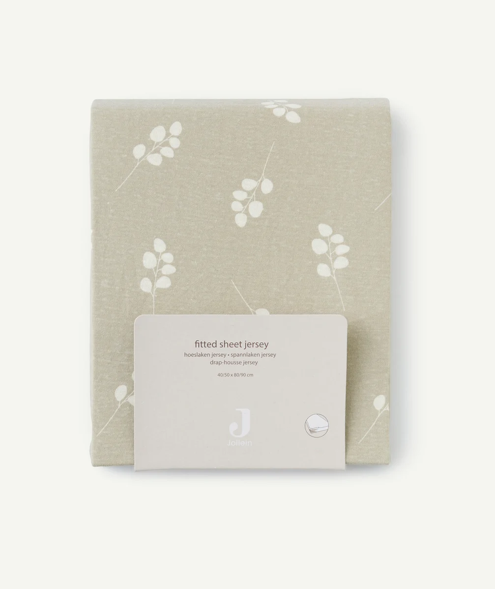 JOLLEINDRAP HOUSSE EN COTON IMPRIMÉ VERT OLIVE