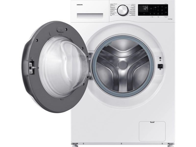 Samsung Waschmaschine WW80CGC04ATEWS Links Frontloader mit 8 kg Ladekapazität